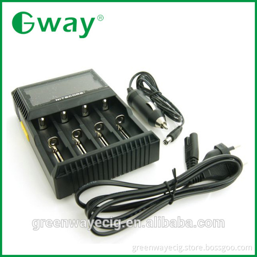 nitecore lcd charger D4 wholesale nitecore d4 intelligent charger for 18650 Li-ion battery vs xtar vp2